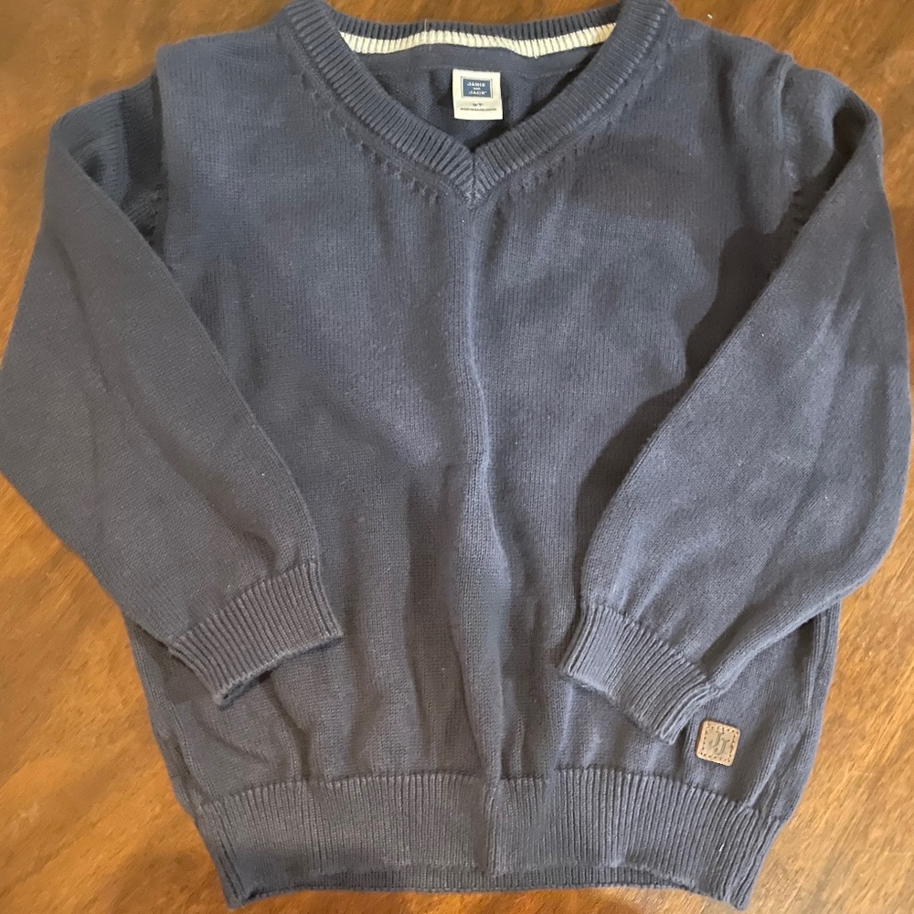 Janie and Jack Navy Sweater
